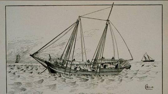 old gran bank cod schooner